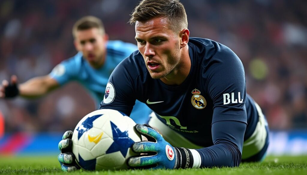 découvrez comment ter stegen utilise sa technique exceptionnelle pour gérer la pression lors de la relance, faisant de sa maîtrise technique sa meilleure défense sur le terrain.