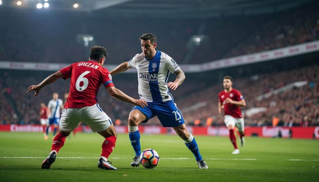 découvrez la tactique de griezmann : se positionner derrière le milieu défensif pour mieux attaquer la surface et déstabiliser la défense adverse.